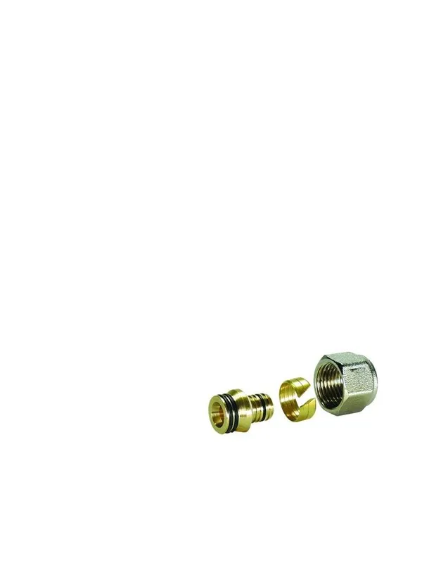 Pettinaroli Complete adapting set for polyethylene pipe brass 1/2x15/10 pex