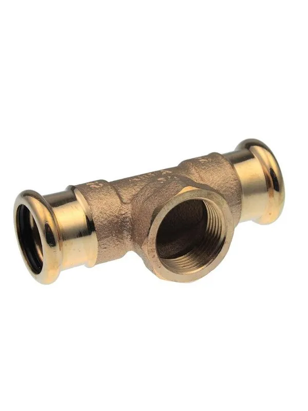 Vsh Fabrieken Xpress copper threaded t-piece fff 28xrp3/4x28