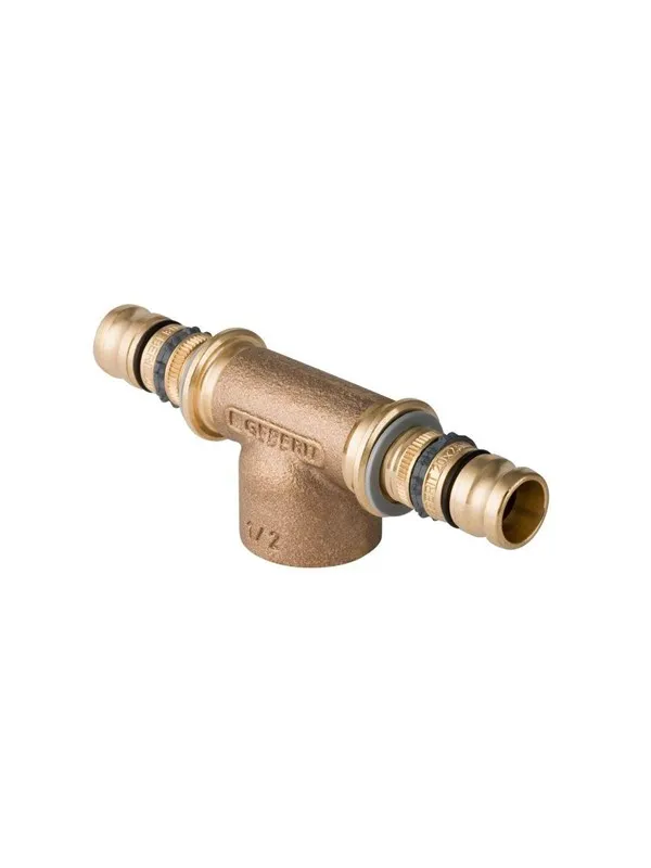 Geberit mepla t-piece with female thread: d=63mm rp=2 d1=6