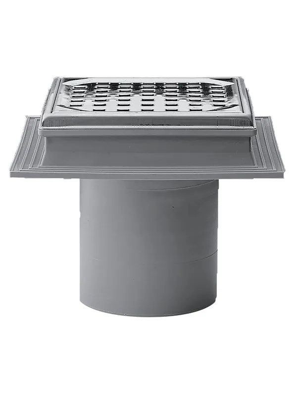 Purus Drain bowl maxiflex 110 mm with stainless steel grate
