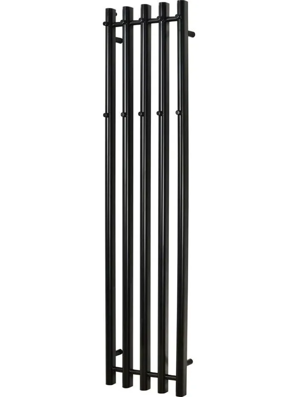 Kriss vega heated towel rail 1420 x 332 black