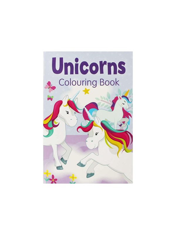 Hobby Mate UNICORN Coloring Book (Purple)