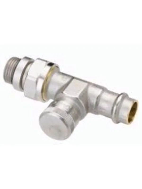 Danfoss RLV10 Press return coupling straight