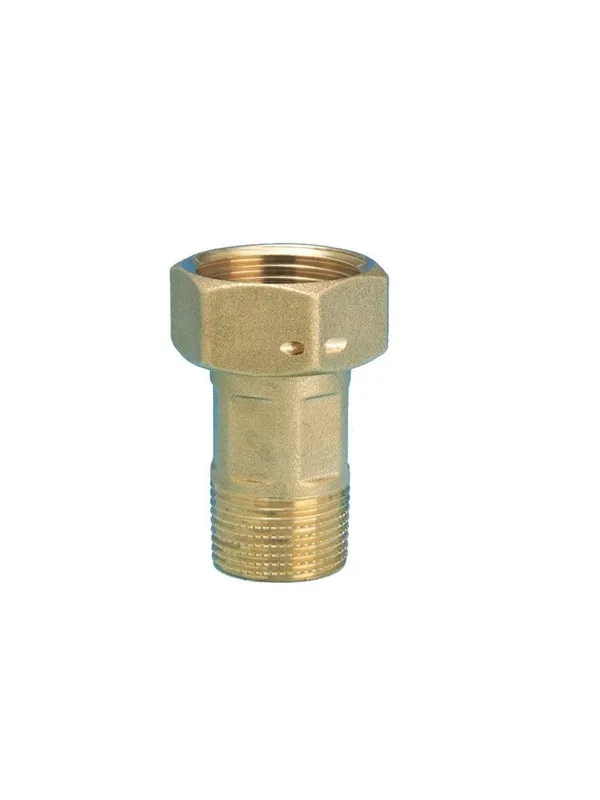 Pettinaroli Complete brass water meter connection union 11/4x11/2