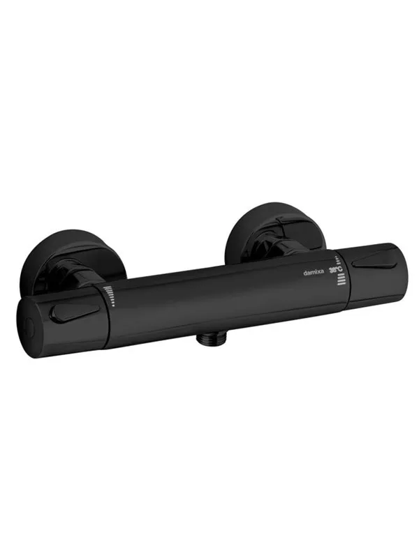 Damixa silhouette thermostat battery down / down black