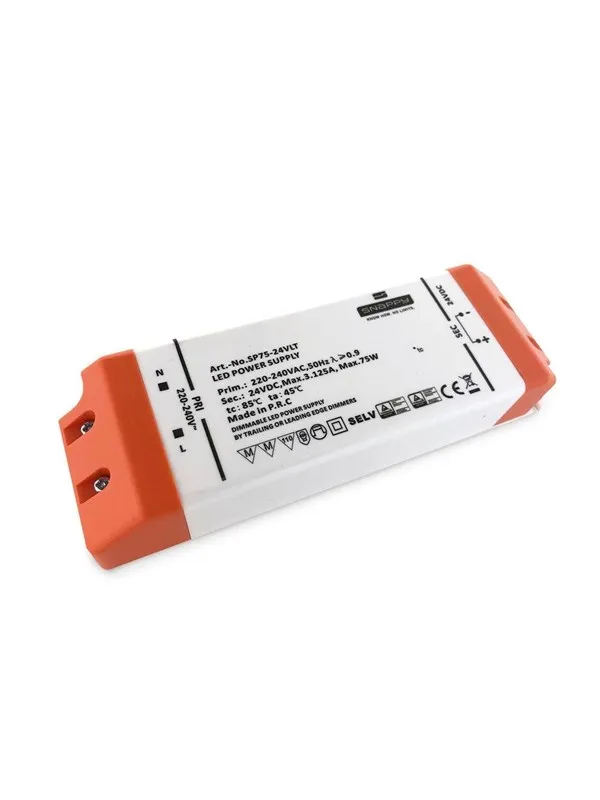 DEVELTRON 24vdc led power supply 75w - dimmable snappy