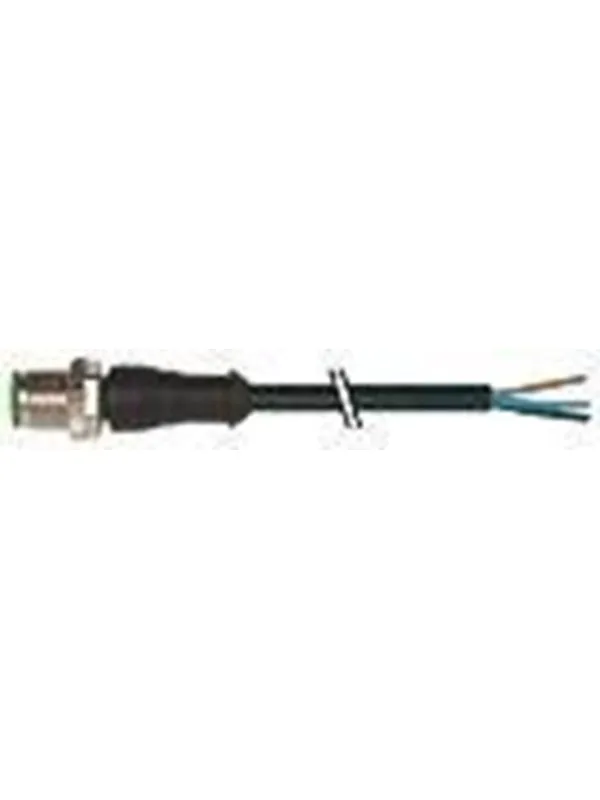 Murrelektronik M12 male 0° with cable pur 5x0.34 bk ul/csa+drag chain 1m