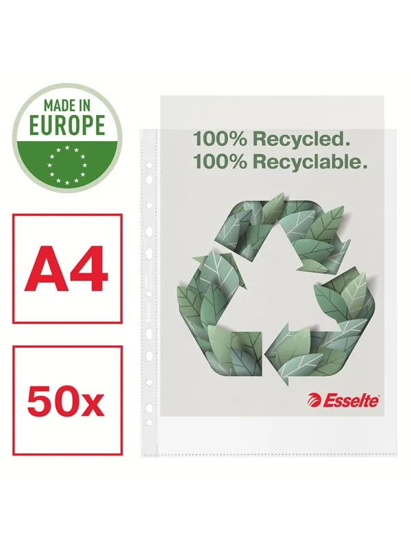 Esselte 100% resirkulert lomme A4 MAXI Premium