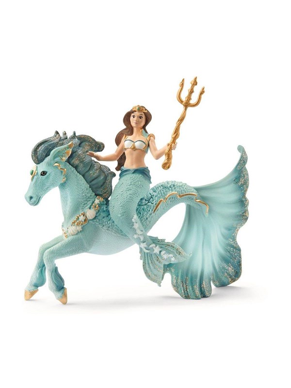 Schleich Mermaid Eyela on underwater unicorn