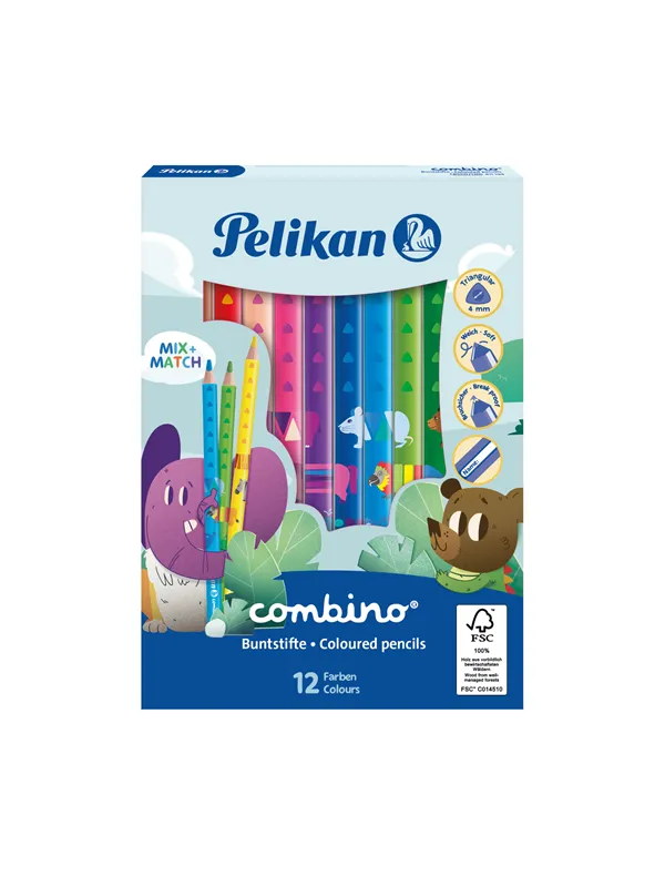 Pelikan PELIKAN 12 COMBINO JUMBO FARGEBLYANTER