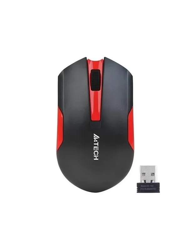 A4Tech G3-200N1 Black/Red - Mus - Optisk