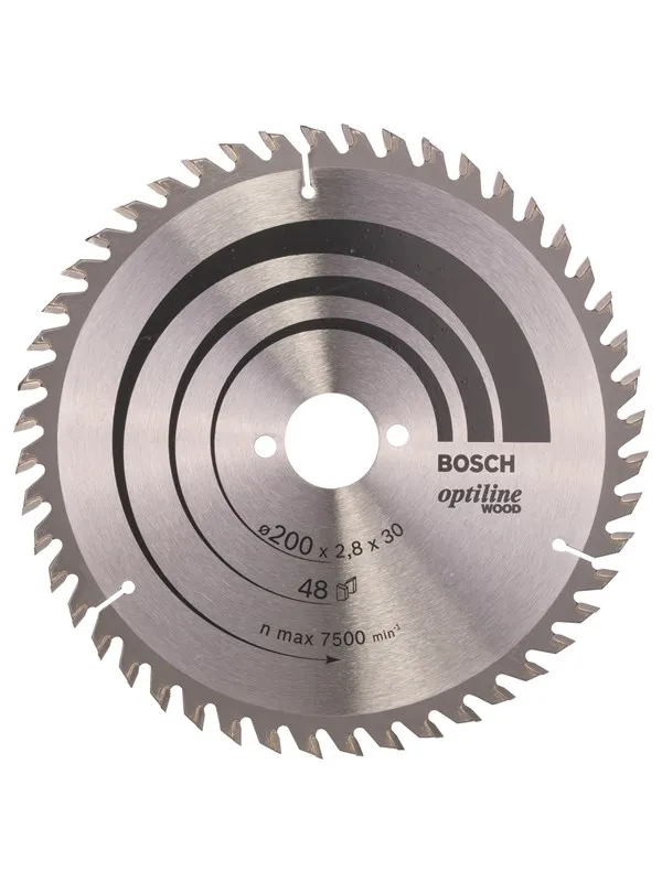 Bosch Sirkelsagblad Optiline Wood 200 x 30 x 2,8 mm, 48