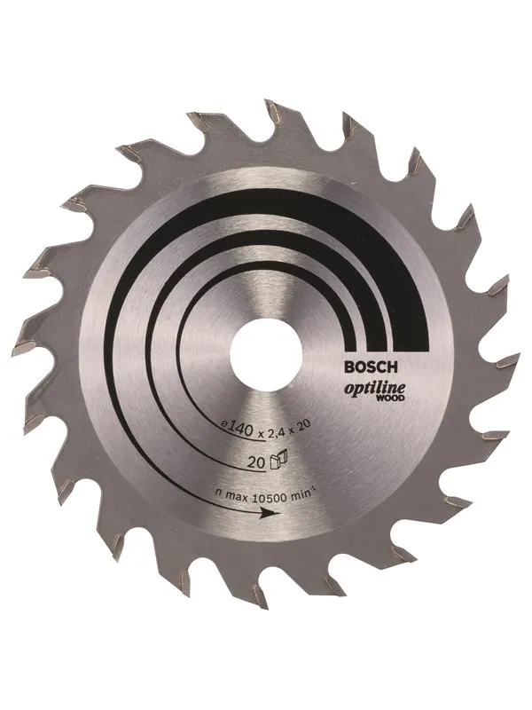 Bosch Sirkelsagblad Optiline Wood 140 x 20/12,7 x 2,4 mm, 20