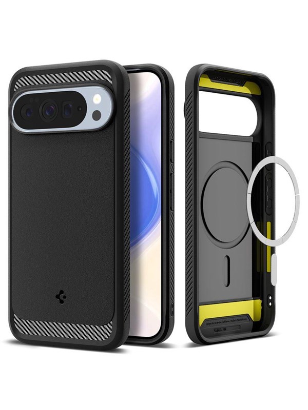 Spigen Rugged Armor MagSafe - matte black - Google Pixel 10 Pro XL