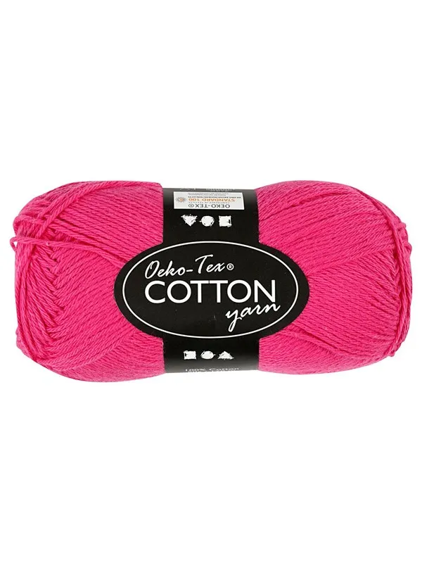 Creativ Company Cotton yarn Pink 50gr 170m