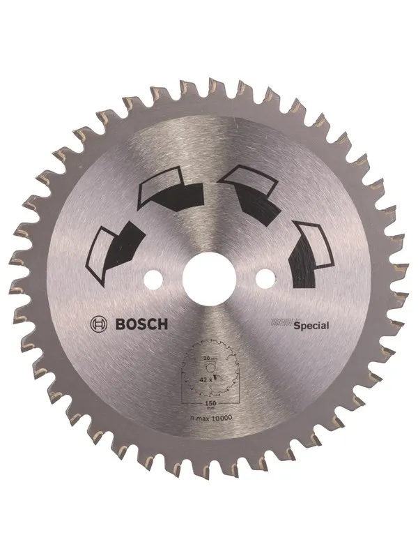Bosch Sirkelsagblad SPECIAL D= 150 mm, borediameter= 20 mm, T= 42