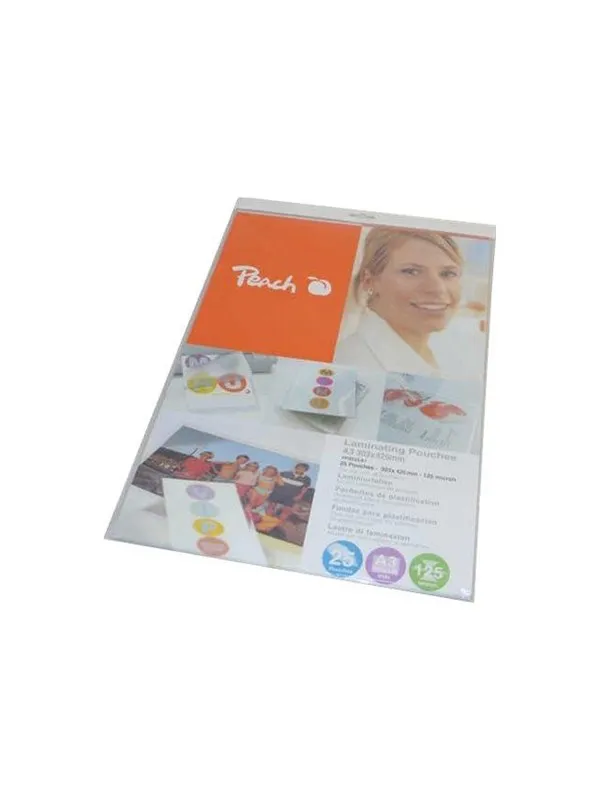 Peach - 25-pack - A3 Plus - lamination pouches