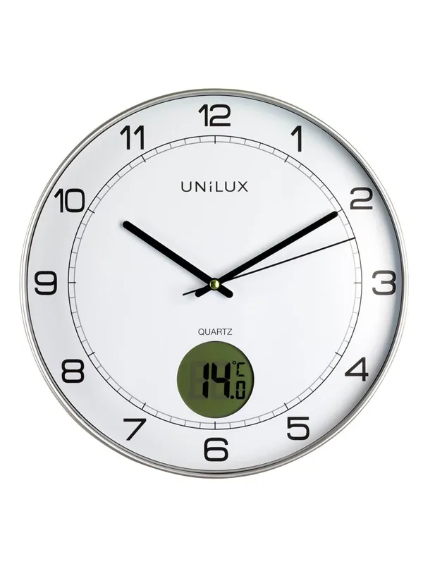 Unilux Tempus klokke, sølv