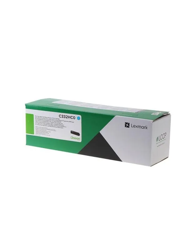 Lexmark C332HC0 / Cyan Return Program Toner