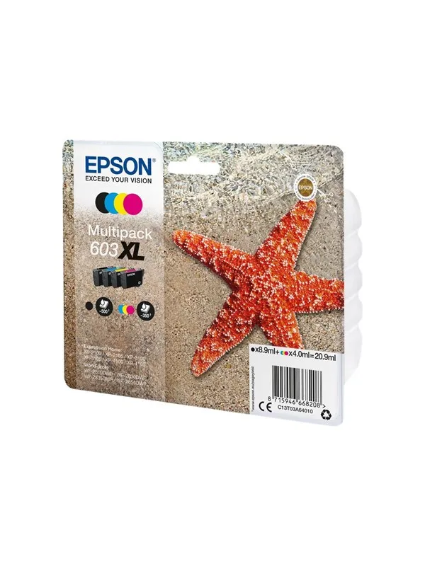 Epson 603XL Multipack - 4-pack - XL - black yellow cyan magenta - original - ink cartridge