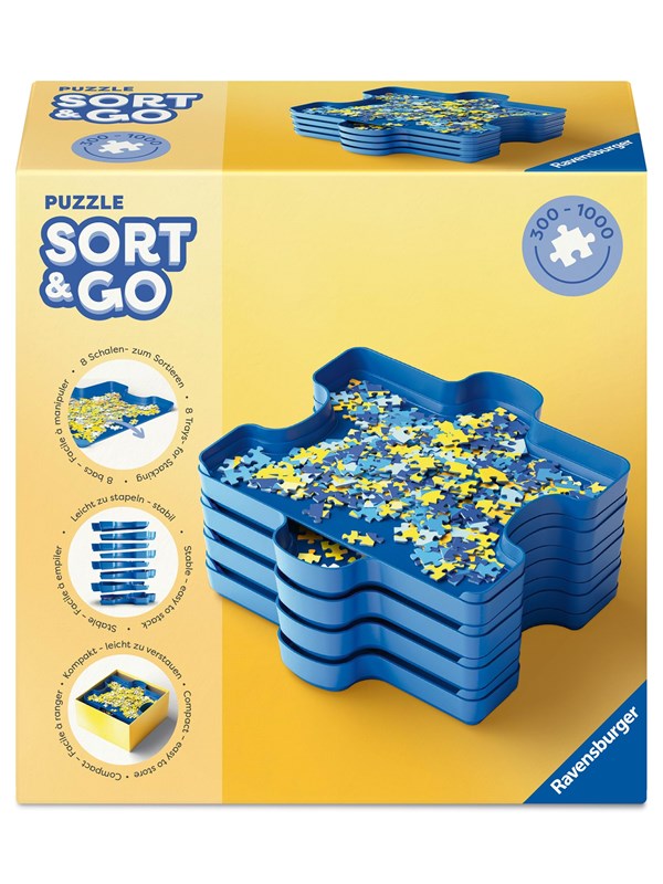 Ravensburger Sort & Go! Puzzle 8 Sorting Trays Tilbehør