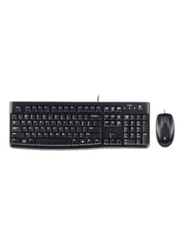 Logitech MK120 Desktop - FR - Tastatur & Mussett - Fransk - Svart