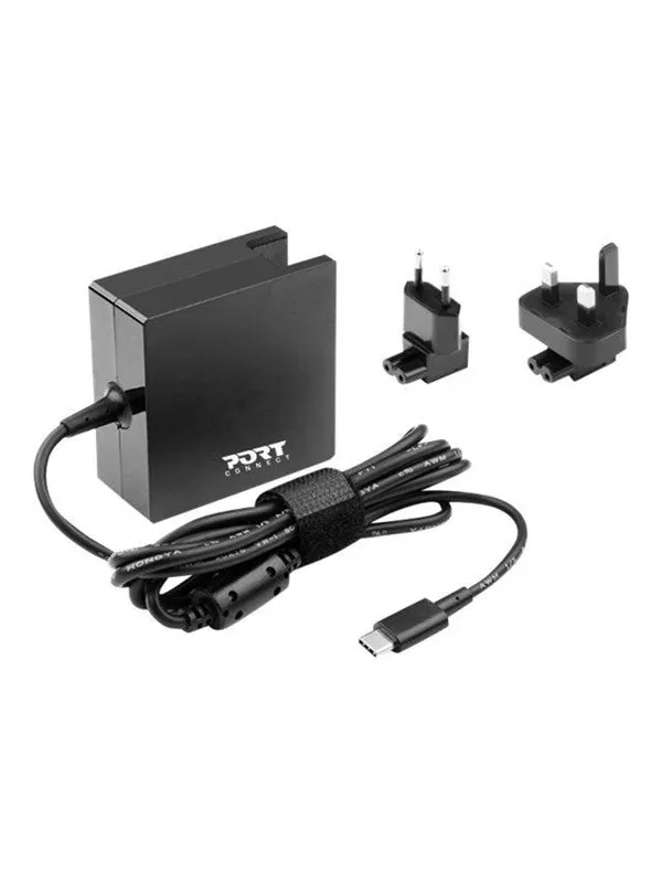 PORT Designs Power Supply USB-C 65W EU/UK /900097