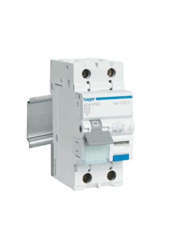 Hager Rcbo 1p+n 6ka c-13a 30ma a