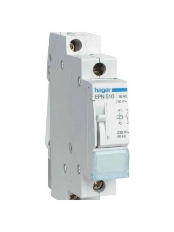 Hager Latching relay 1no 8v