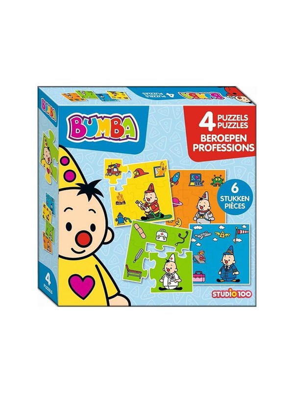 Studio 100 Bumba Puzzle Professions 4in1