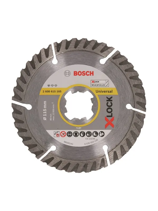 Bosch X-LOCK Standard for Universal, 115 x 22,23 x 2 x 10 115 x 22.23 x 2 x 10 mm