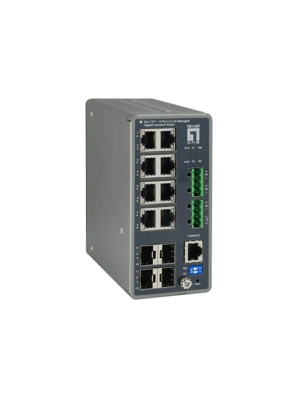 LevelOne IGU-1271 - switch - 12 ports - Managed