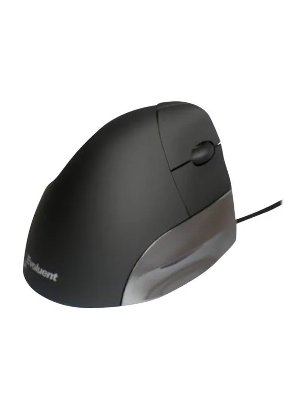 Evoluent VerticalMouse VMS Standard - Vertical mouse - Optisk - 3 knapper - Sølv