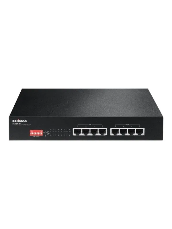 Edimax 8x 10/100 PoE+ Switch 802.3at/af 130W bud