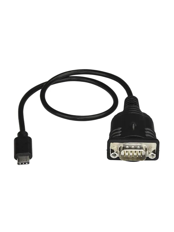 StarTech.com ICUSB232C USB C to Serial Adapter Cable 40 CM USB Type C to RS232 (DB9) Converter Cable