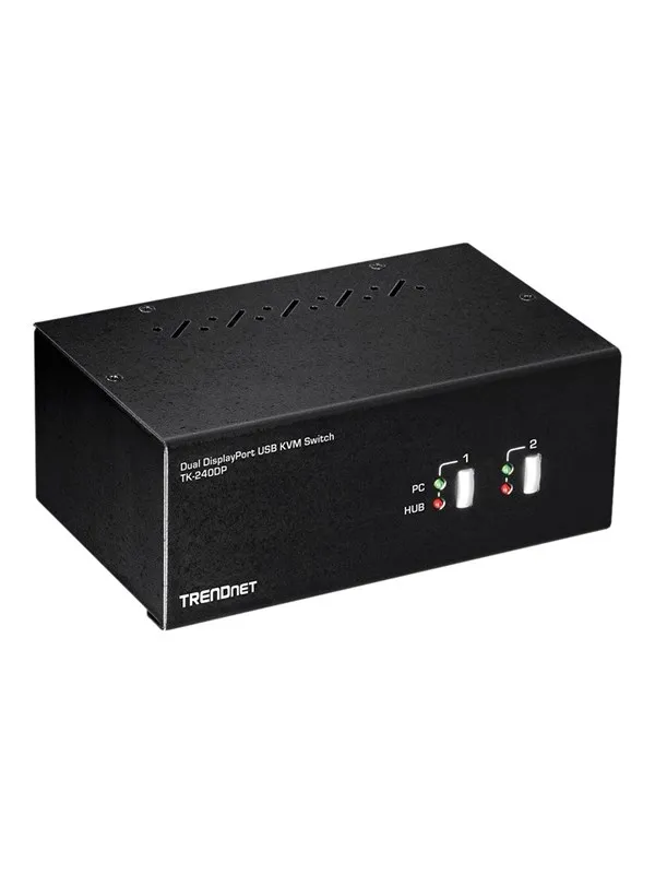 TRENDnet TK-240DP - KVM / audio / USB switch - 2 ports
