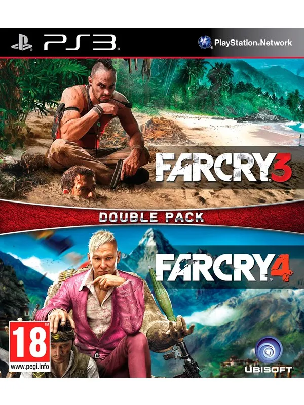 Far Cry 3 + Far Cry 4 - Double Pack - Sony PlayStation 3 - Collection
