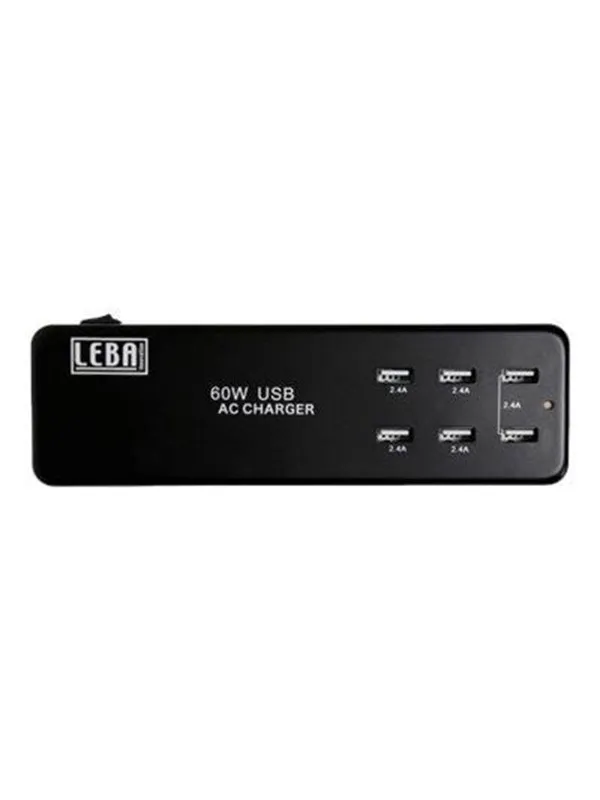 LEBA Innovation NoteCharge 5 Ports USB-A Charger 60 W