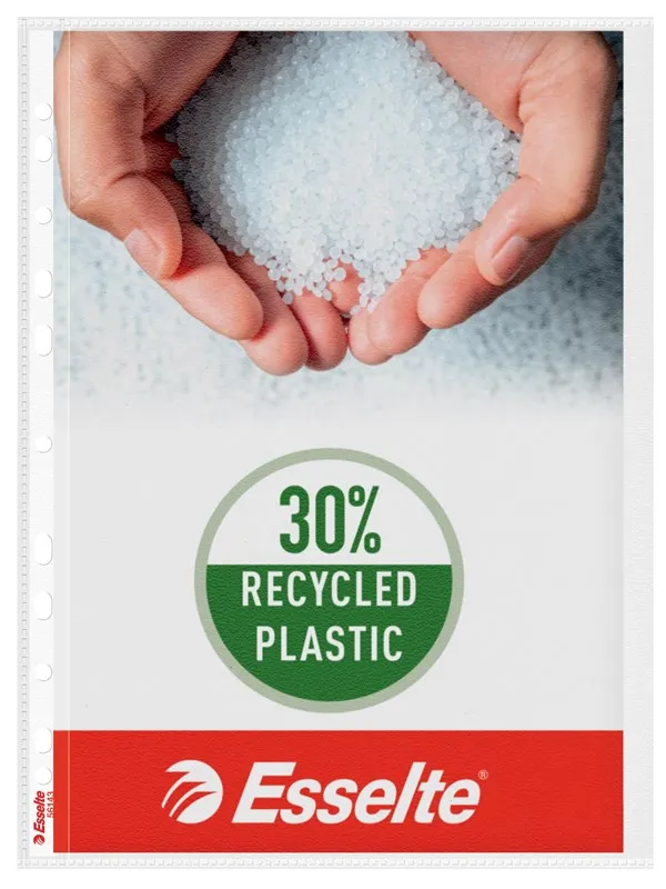 Esselte Lomme Premium A4 85 my, 30% pre-konsument resirkulert plast