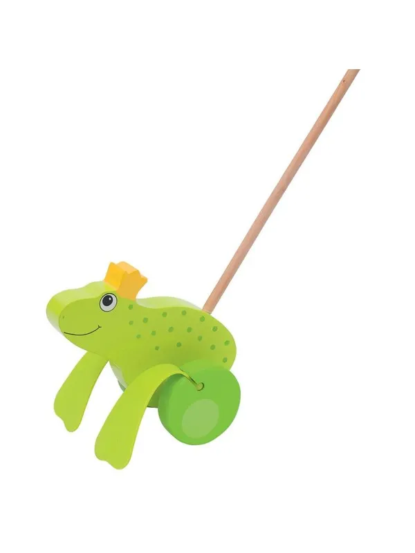 Goki Push Figure Frog King
