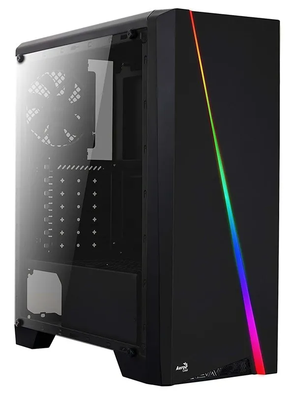 AeroCool Cylon RGB - Kabinett - Miditower - Svart