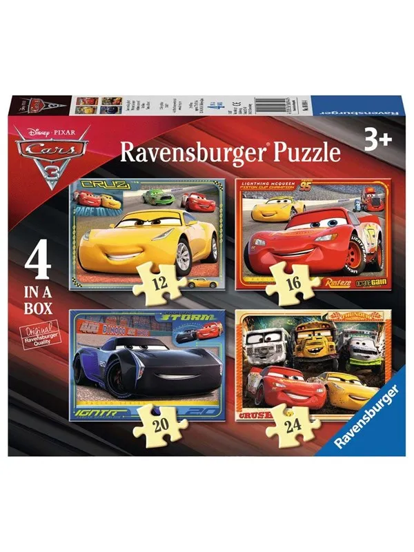 Ravensburger Disney Cars 3 Puzzle 4in1