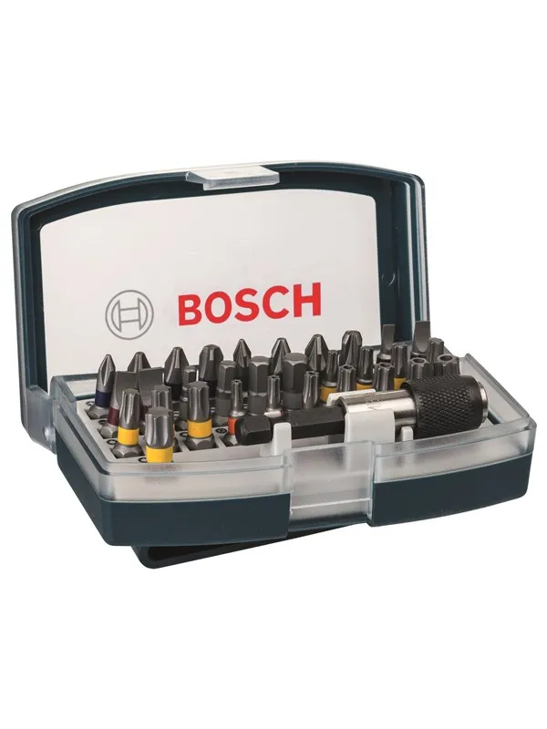 Bosch 32-delers skrubitssett, blått