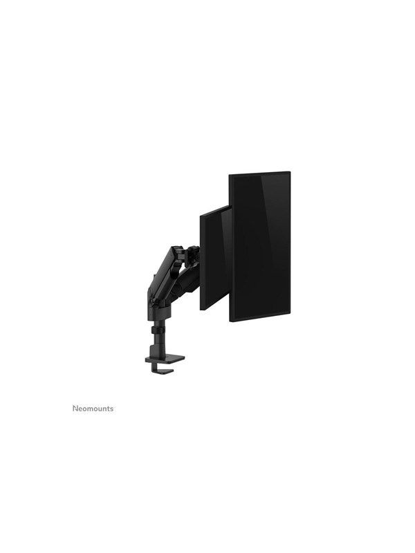 Neomounts NEXT One DS65S-950BL2 mounting kit - full-motion - for 2 LCD displays - black - Max 22 kg - recommended for 24"-34"