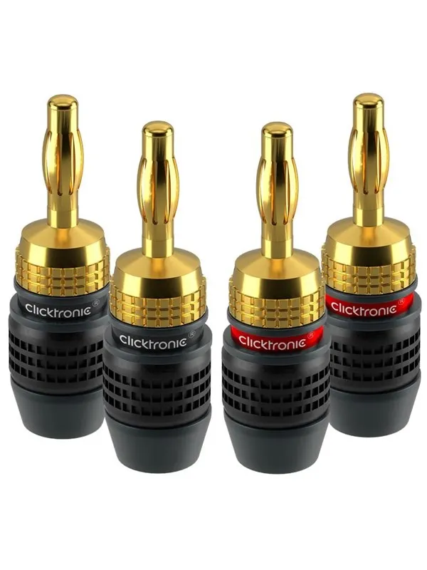 ClickTronic Banana Plug (4-Pack)