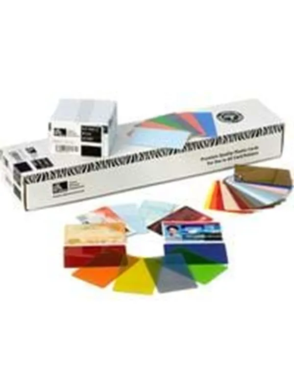 Zebra PVC-kort 15 millioner hvid CR-8