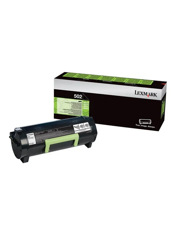 Lexmark 502 / 50F2000 - Black Toner - Laser toner Svart