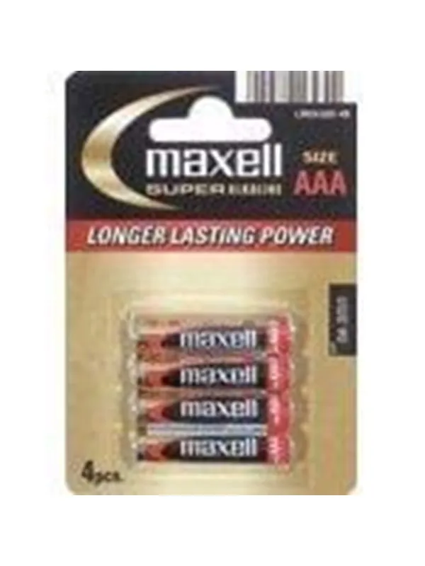 Maxell Battery - Alkaline AAA XL- 4 Pack