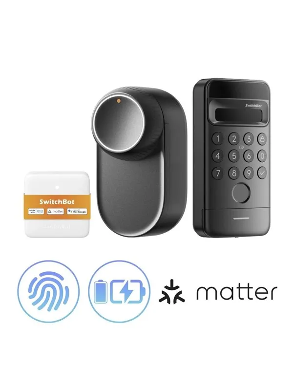 SwitchBot Lock Ultra Bundle incl Hub Mini Matter and Keypad Vision