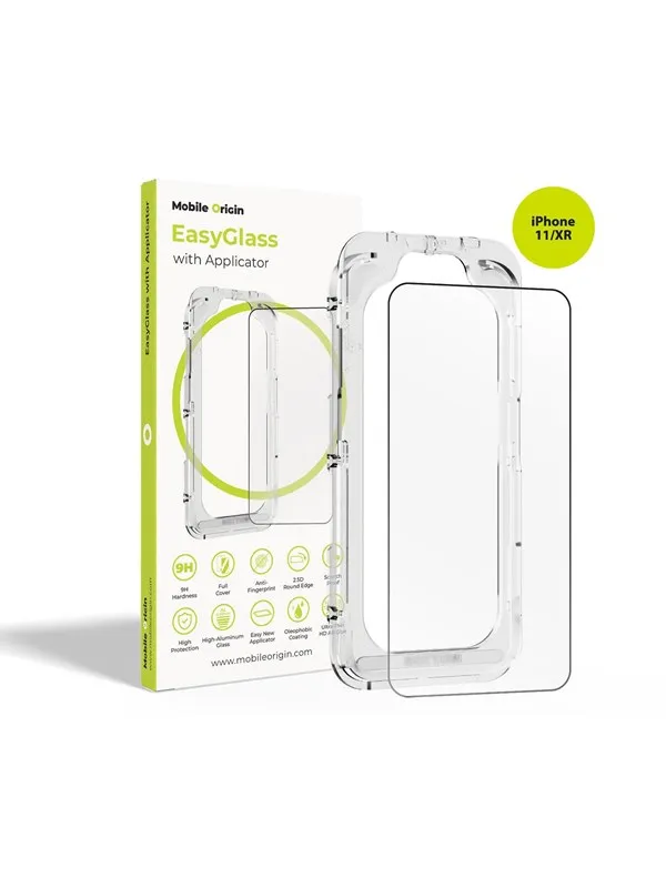 Mobile Origin EasyGlass with Applicator iPhone 11/XR